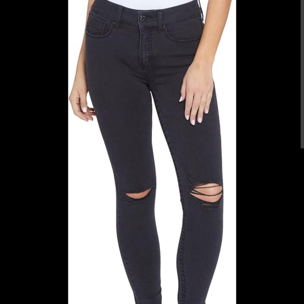 Seven7 Women's Misses High Rise Tummyless Skinny Jean mom jean